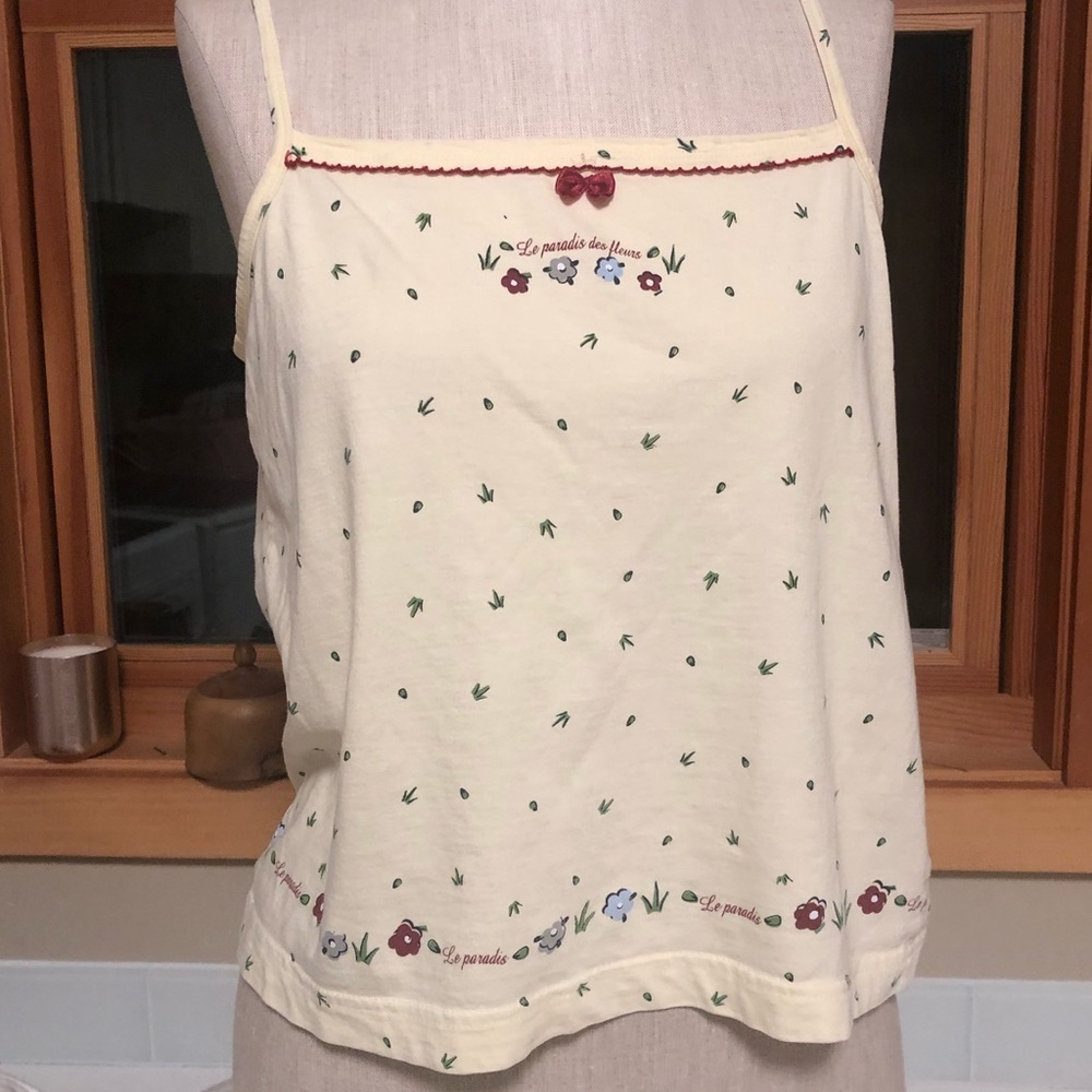 Flower tank top